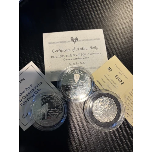 1944-1994 World War Two Commemorative Collection (4)