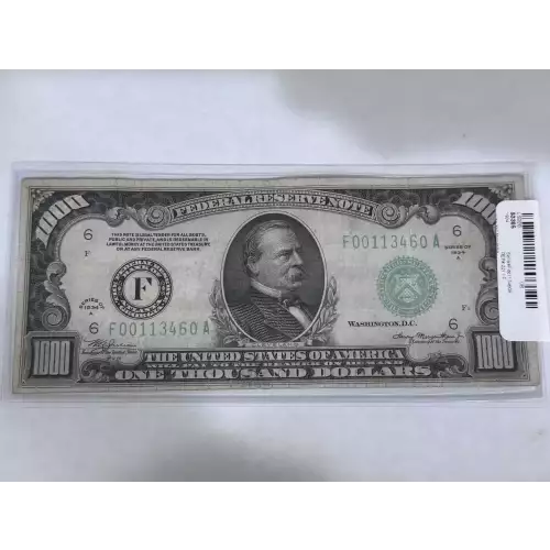 $1,000 1934  High Denomination Notes 2211-F (2)