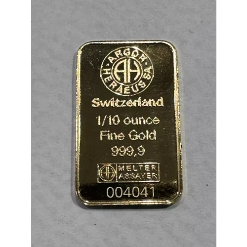 1/10th ounce troy gold generic bar no packing