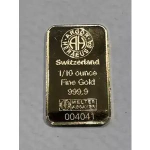 1/10th ounce troy gold generic bar no packing