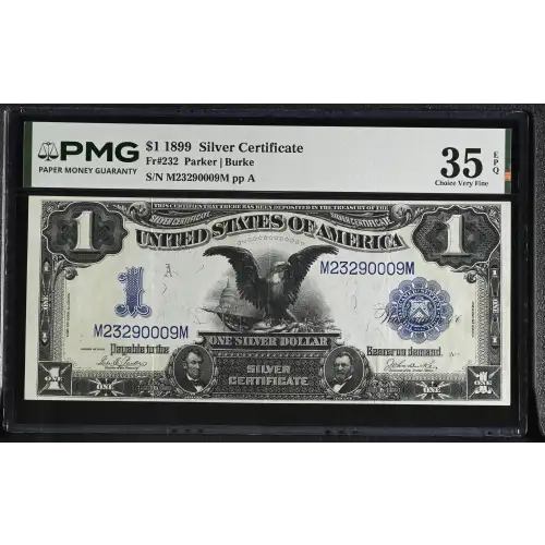 $1 1899 Blue Silver Certificates 232 (2)