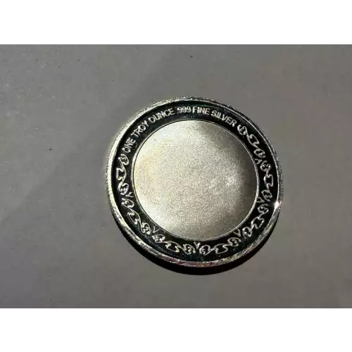 1 oz .999 Fine Silver Round Engrave-able Whitetail Deer Hunting (2)
