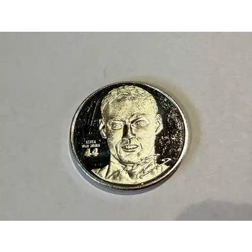 1 oz .999 Fine Silver Round Keith Van Horn #44 New Jersey Nets Basketball Limited Edition