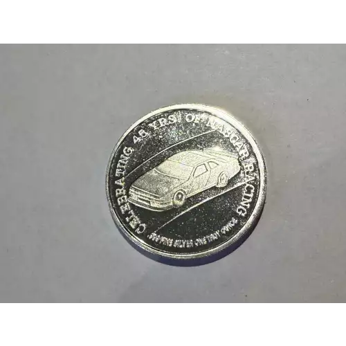 1 oz .999 Fine Silver Round Kyle Petty Nascar All Star Driver 45 Years