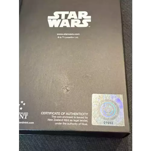 1 oz Pure Silver Coin - Han Solo™ in Carbonite – Mintage: 5,000 (2022)