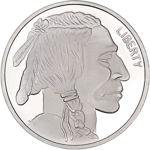 1 oz Silver Buffalo Round Type 1 (In capsule) (2)
