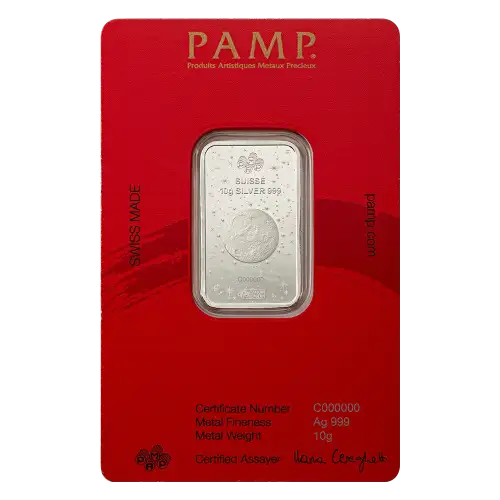 10g PAMP Silver Bar - Year of The Horse (3)