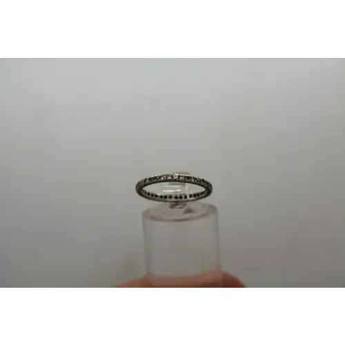 10k W.G .40ctw DIAMOND ETERNITY BAND ring size 6.25 # (2)