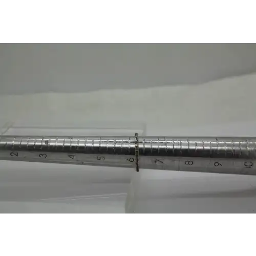 10k W.G .40ctw DIAMOND ETERNITY BAND ring size 6.25 # (4)