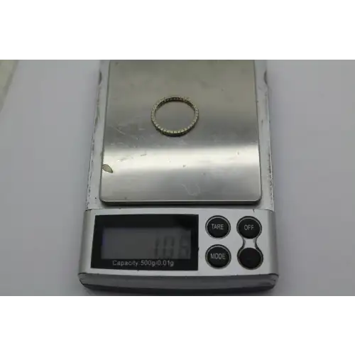 10k W.G .40ctw DIAMOND ETERNITY BAND ring size 6.25 # (5)