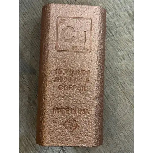 10lb Copper Bar