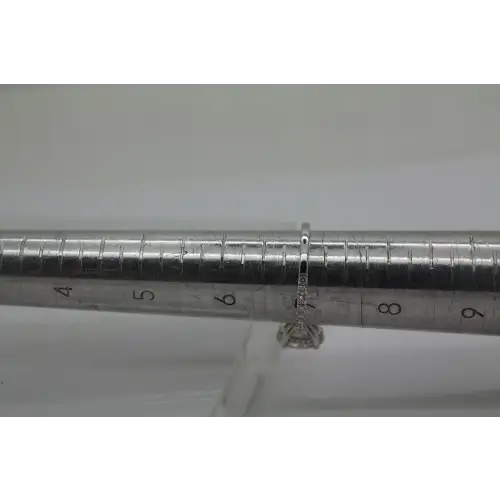 14k W.G. 1.5ct OVAL DIAMOND, 2.00cttw HIDDEN HALO ring size 7