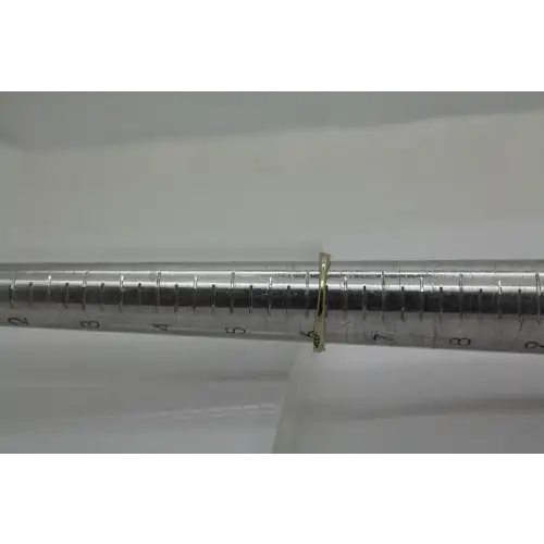 14k W.G. .50ct BLACK DIAMOND SOLITAIRE 2 w/ .25ctw dia. acc. sz 6.25 #