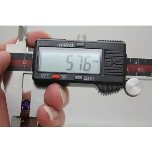 14k White Gold Oval Cut AMETHYST STUD earrings