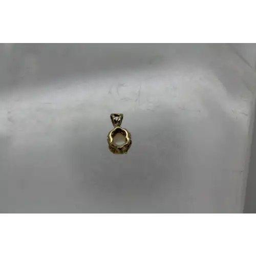 14k Yellow Gold Oval Cut OPAL PENDANT , Petite #