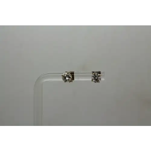 14k Y.G. .70ctw DIAMOND STUD earrings, STUNNING
