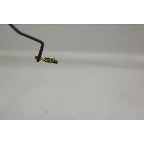 14k Y.G. Marquise Cut EMERALD LEAF DESIGN Pendant