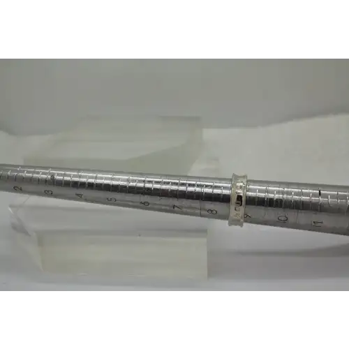 1837 TIFFANY & CO .925 S.S. 1997 CONCAVE BAND ring size 8.75 # (4)