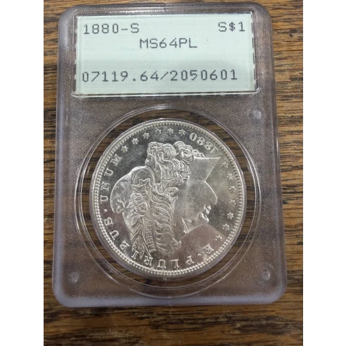 1880-S $1, PL
