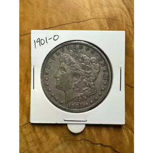 1901 O US 90% Silver Morgan $1 Dollar Coin (2)