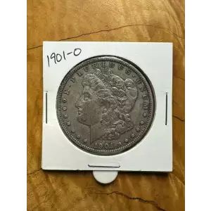 1901 O US 90% Silver Morgan $1 Dollar Coin (2)