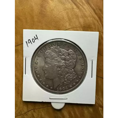 1904 P US 90% Morgan Silver $1 Dollar Coin