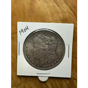 1904 P US 90% Morgan Silver $1 Dollar Coin