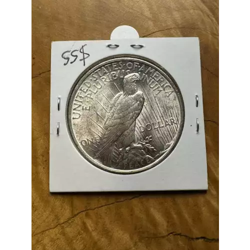 1922 P US 90% Silver Peace Dollar Coin
