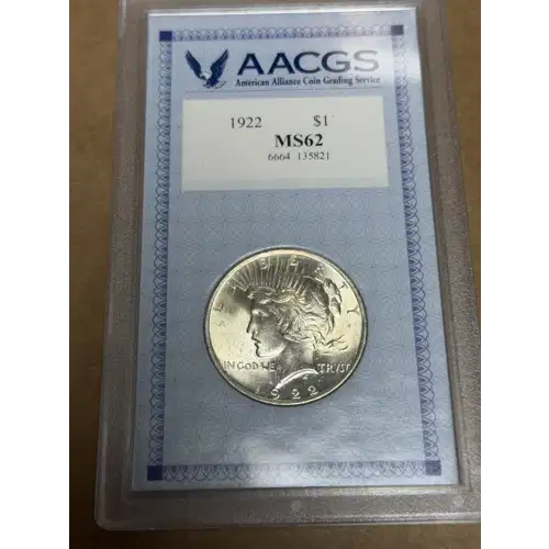 1922  Peace Silver Dollar Other MS-62 (4)