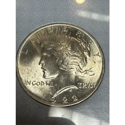 1922  Peace Silver Dollar Other MS-62 (3)