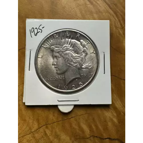 1925 P US 90% Silver Peace Dollar Coin