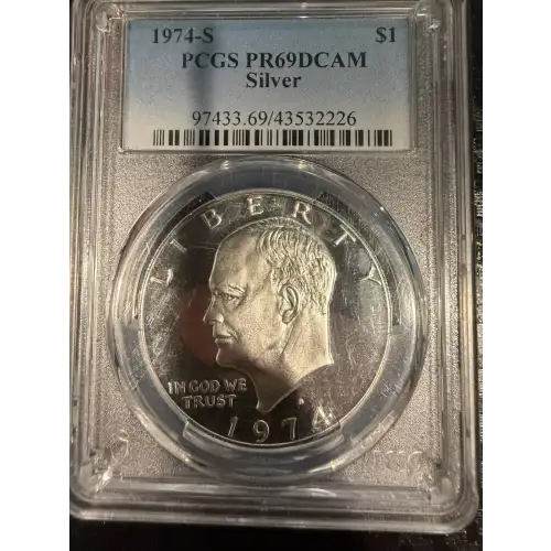 1974-S $1 Silver, DCAM
