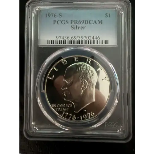 1976-S $1 Silver, DCAM