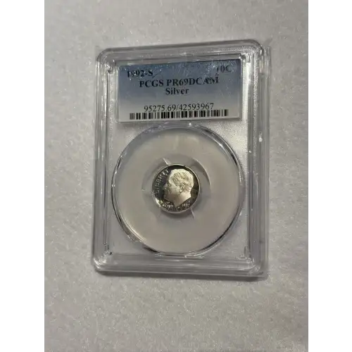 1992-S 10C Silver, DCAM (2)