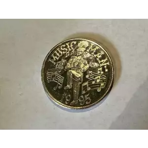 1995 1 oz .999 Fine Silver Round Knights of Babylon New Orleans Music Man Mardi Gras