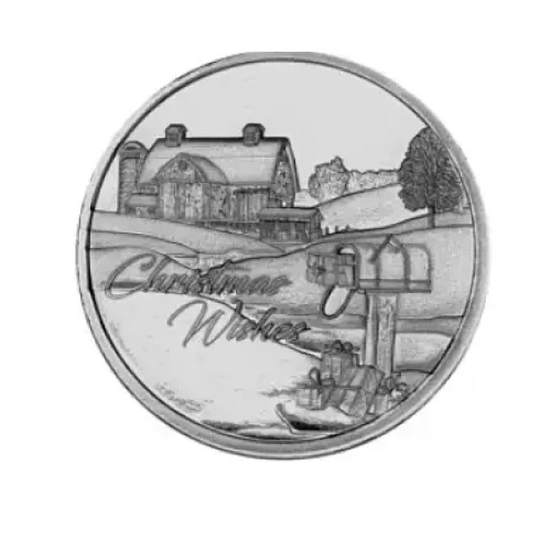 1oz 2024 Christmas Silver Round [DUPLICATE for #1878]