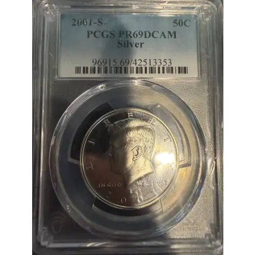 2001-S 50C Silver, DCAM