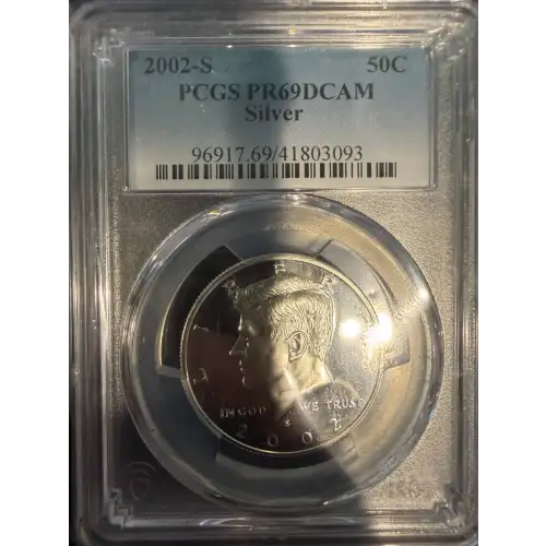 2002-S 50C Silver, DCAM