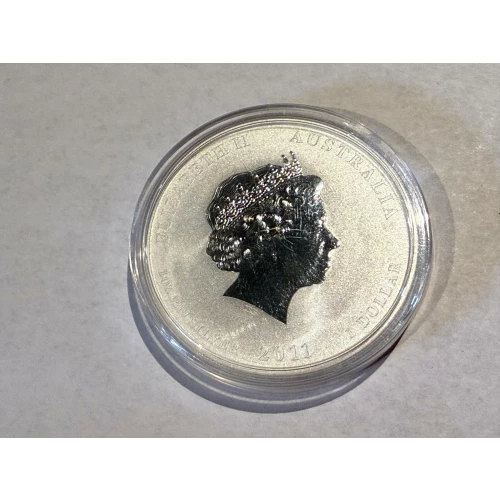 2011 1 oz .999 Fine Silver Australian Perth Mint Silver Lunar II: Year of the Rabbit $1 Dollar Coin