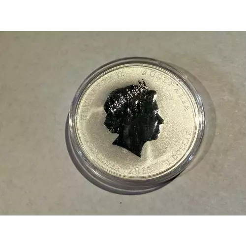 2013 1 oz .999 Fine Silver Australian Perth Mint Silver Lunar II: Year of the Snake $1 Dollar Coin (2)