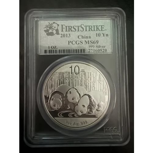 2013 10 Yn Panda Silver First Strike