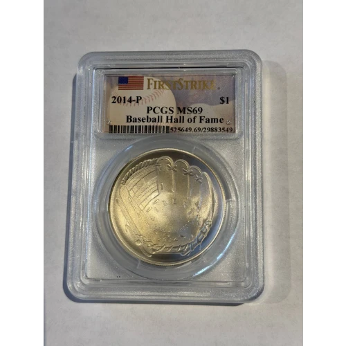 2014-P $1 Baseball Hall of Fame First Strike (2)