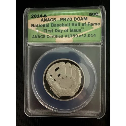 2014 S Commemrative Sets National Baseball Hall of Fame (2014) ANACS PR-70
