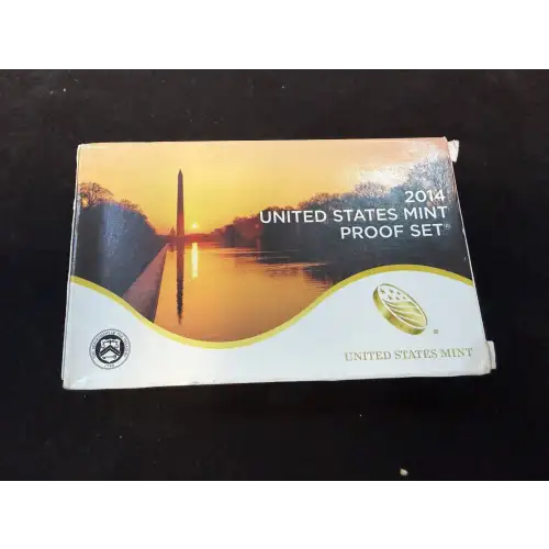 2014-S U.S. Clad Proof Set: 14-Coin Set with Box & C.O.A.