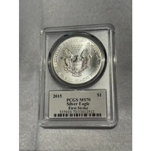 2015 $1 Silver Eagle First Strike Moy Signature