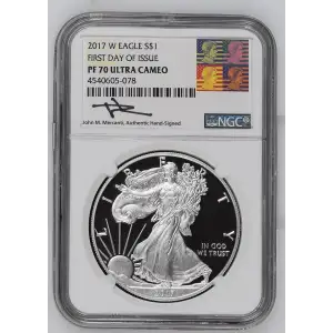 2017 W FIRST DAY OF ISSUE ULTRA CAMEO (2)