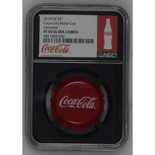 2018 Coca-Cola Bottle Cap Colorized ULTRA CAMEO (2)