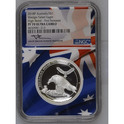 2018P Wedge-Tailed Eagle High Relief-First Release ULTRA CAMEO (2)