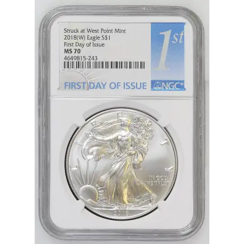 2018(W) First Day of Issue Struck at West Point Mint (2)
