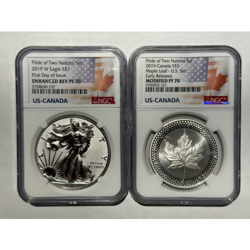 2019 W First Day of Issue Pride of Two Nations Set